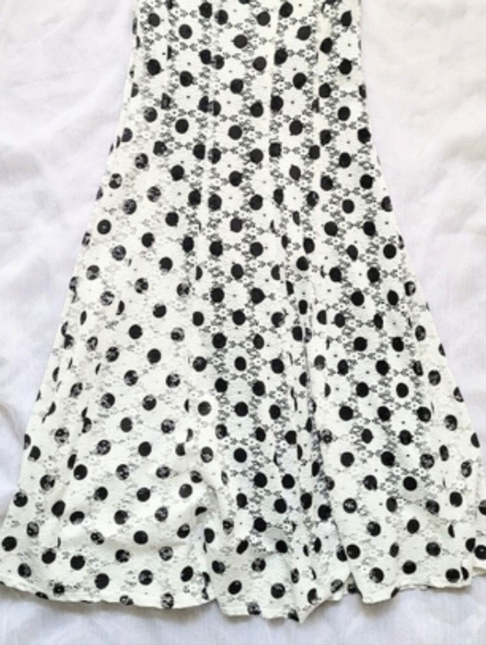 NWOT!Polka-Dot Lace Sleeveless Women's Formal Summer Midi Cocktail Party Dress 6 - Picture 12 of 16